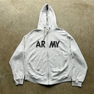 Hooded Zip Sweatshirt - Light Heather Gray